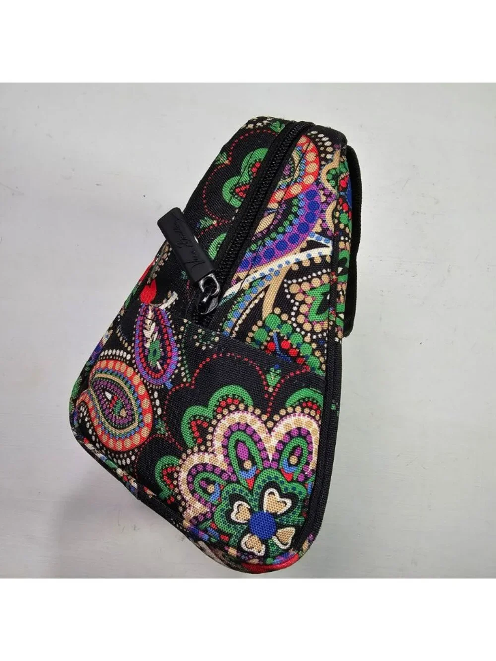 Vera Bradley Insulated Lunch Bag Zip Closure ID Card 8x7x6